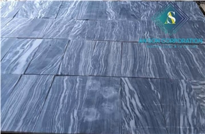 Polishing Tiger Veins Marble Tiles