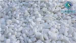 Snow White Pebble for Interior Design