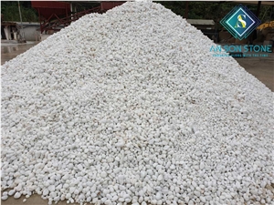 Snow White Pebble for Interior Design