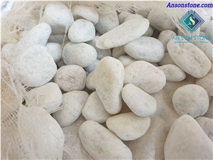 Snow White Pebble for Interior Design