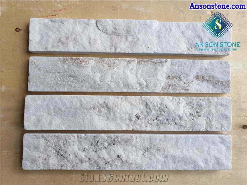 Split-Up Marble Wall Panel - White, Black, Yellow