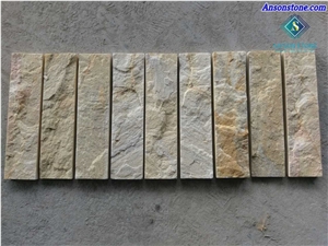 Split-Up Marble Wall Panel - White, Black, Yellow