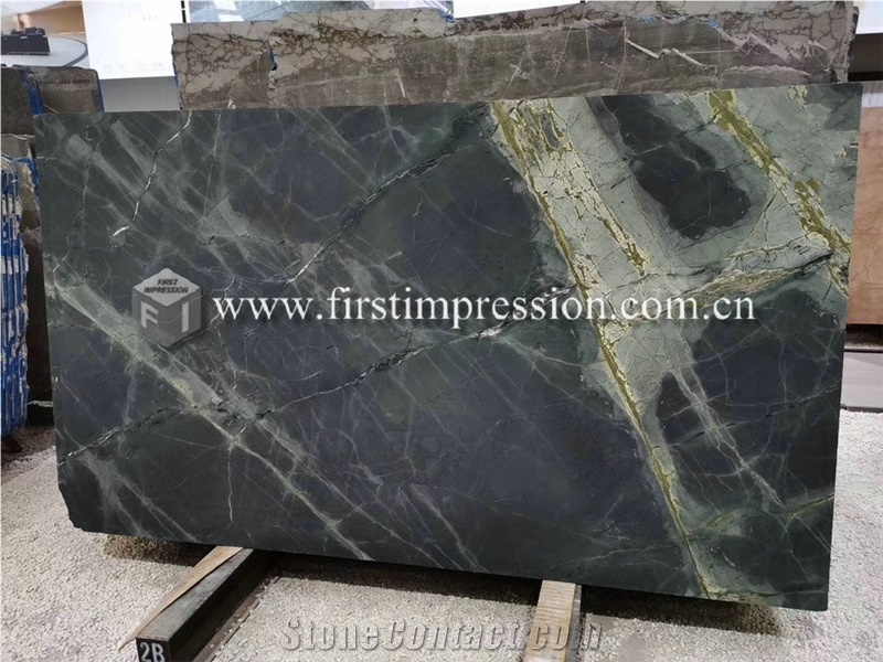 Dreaming Peacock Green Marble Slabs for Walling