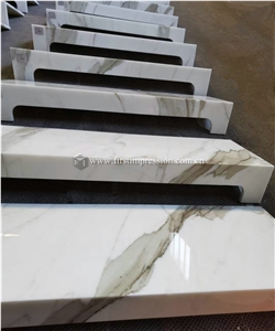 Hot Calacatta White Marble Steps