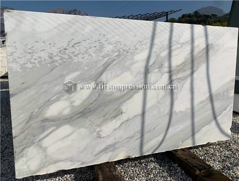 Italy Calacatta White Marble Steps