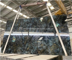 Labradorite Blue Granite Slabs,Tiles for Floor