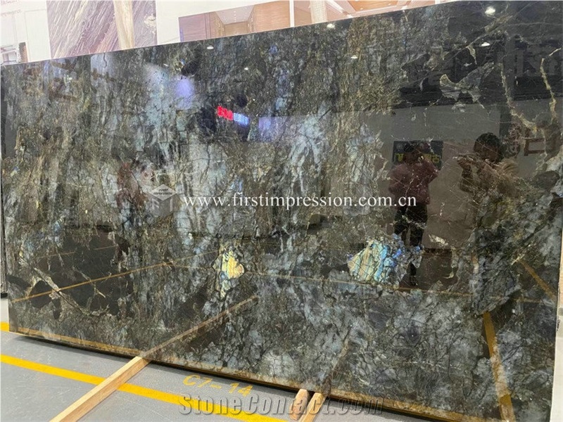Labradorite Blue Granite Slabs,Tiles for Floor