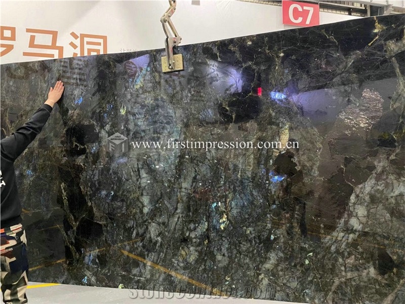 Labradorite Blue Granite Slabs,Tiles for Floor