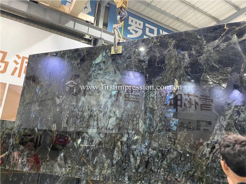 Luxury Labradorite Blue Granite Slabs,Tiles