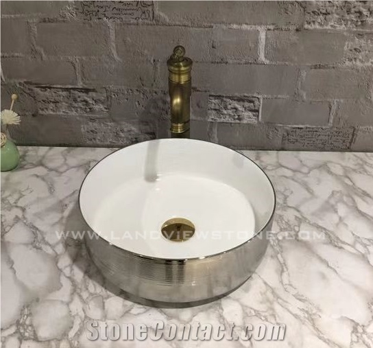Black Bathroom Sink Wash Basin Porcelain Basins