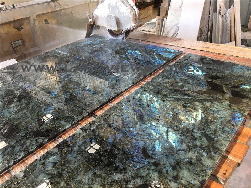 Lemurian Blue Granite Tile, Labradotite Blue Granite Tile