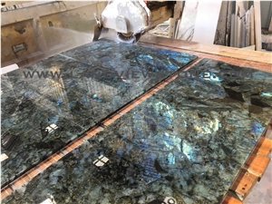 Lemurian Blue Granite Tile, Labradotite Blue Granite Tile