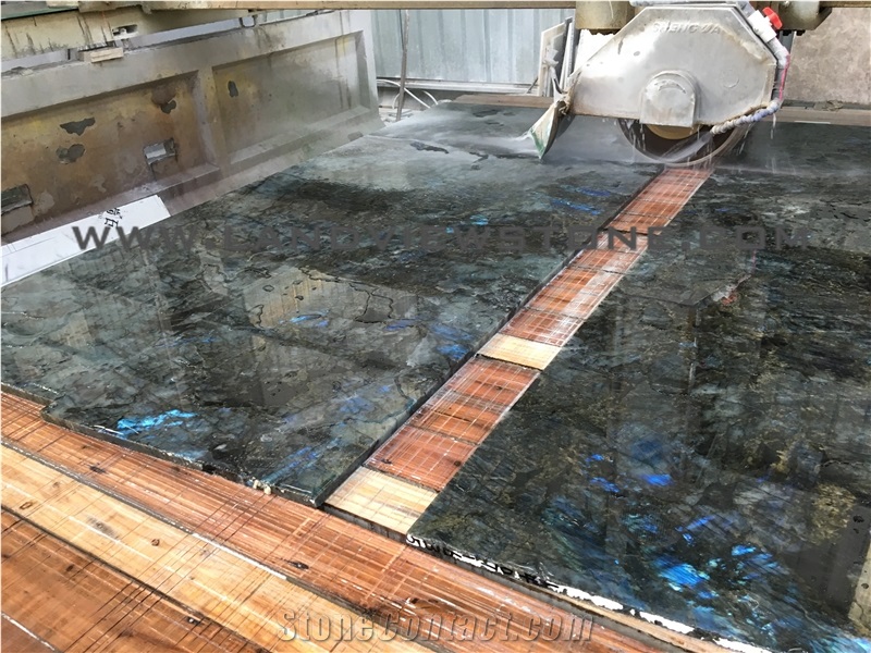 Lemurian Blue Granite Tile, Labradotite Blue Granite Tile
