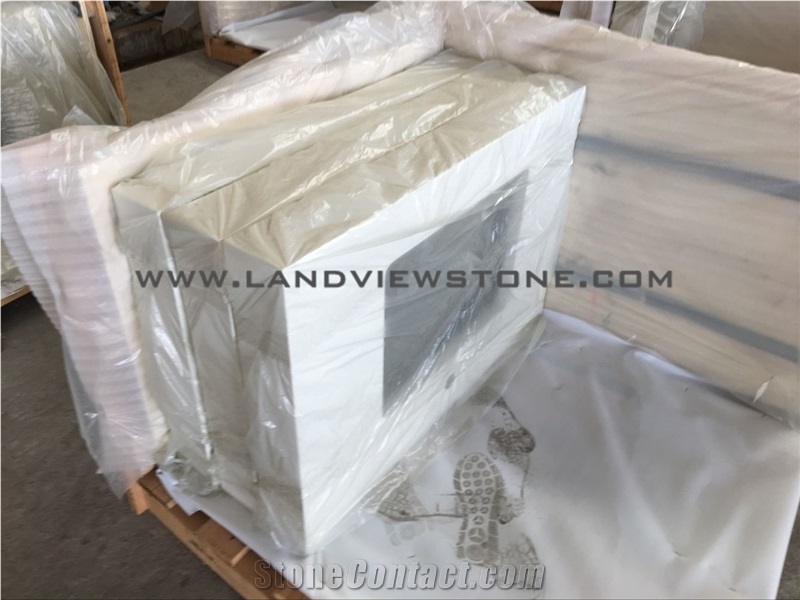 Pure White Quartz Custom Vanity Top Prefabtop