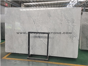 Super White Quartzite Honed Slab Walling Covering