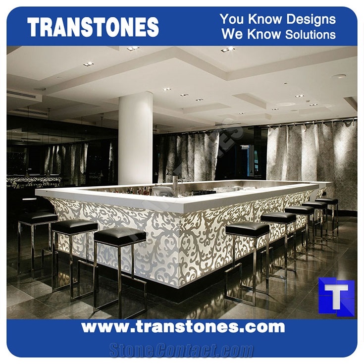 Artificial Marble Bar Tops,Reception Desk