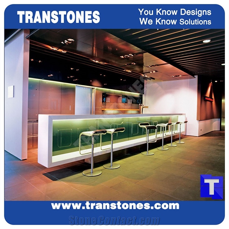 Artificial Marble Bar Tops,Reception Desk