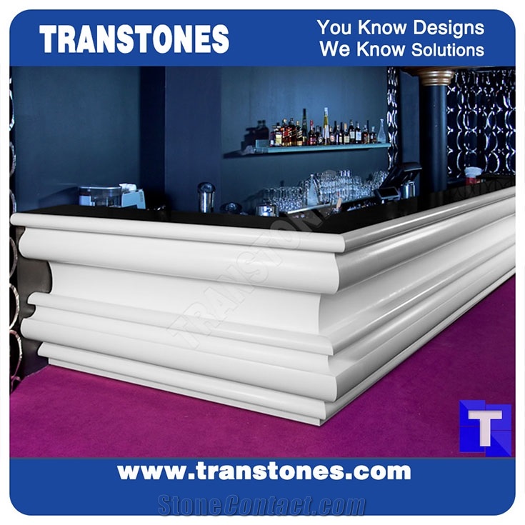 Artificial Marble Bar Tops,Reception Desk