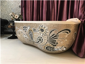 Mosaic Bathtub,Mosaic Pattern, Bathtub