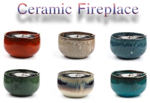 Tabletop Ethanol Ceramic Fire Bowl