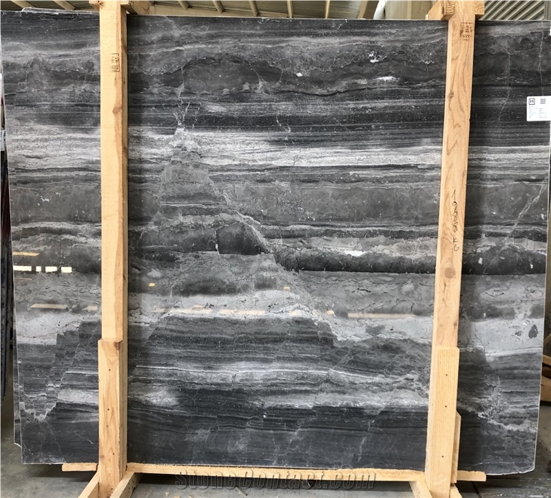 Titanium Grey Marble Slabs