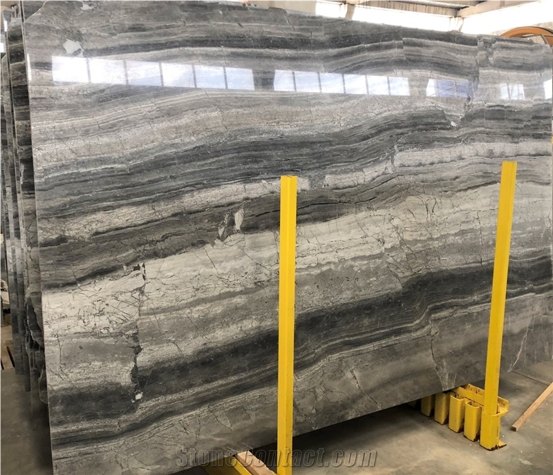 Titanium Grey Marble Slabs