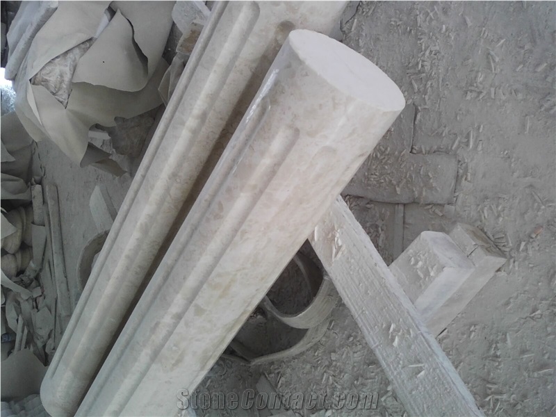 Roman Style and Carved Sculptured Columns Pillars