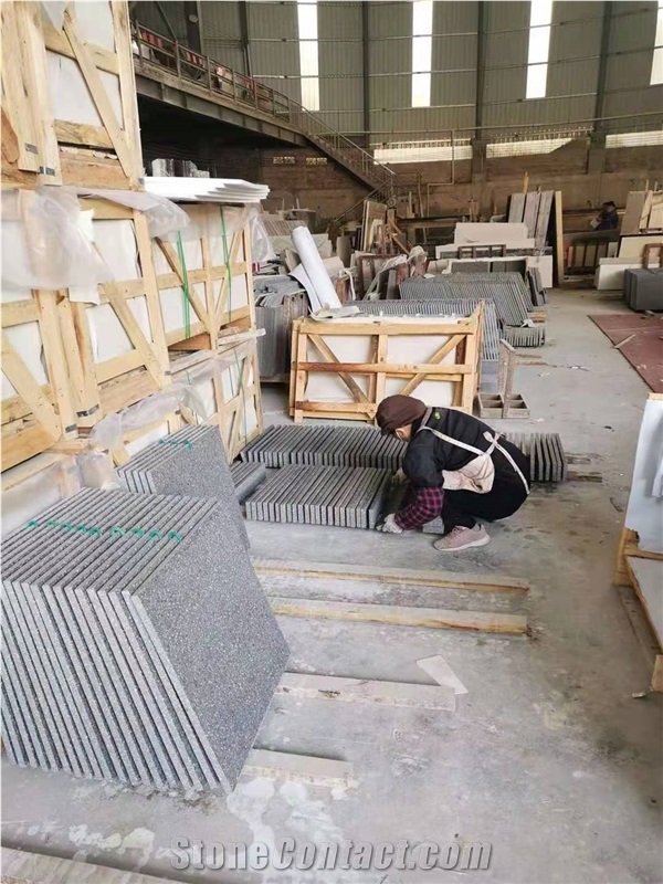 Bullnose White Terrazzo Stone Stair