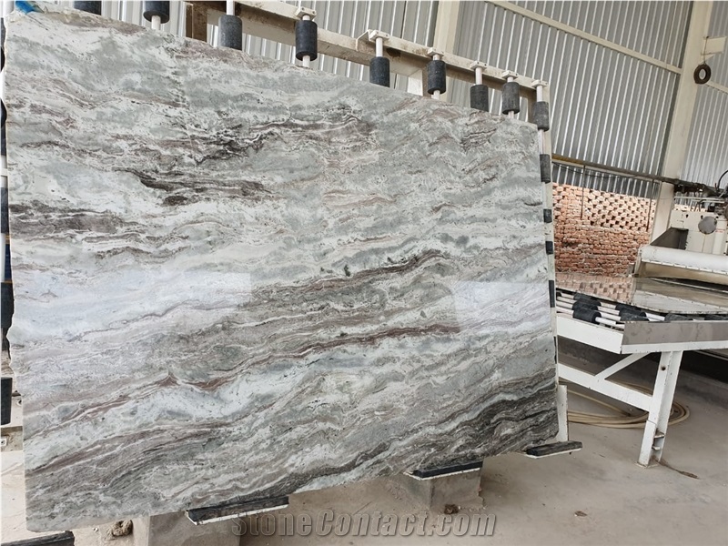 Fantasy Brown Fantasy Grey Marble Slabs