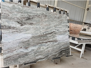 Fantasy Brown Fantasy Grey Marble Slabs