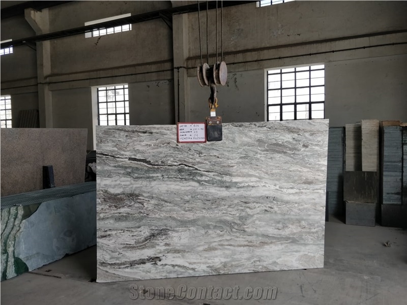 Fantasy Brown Fantasy Grey Marble Slabs