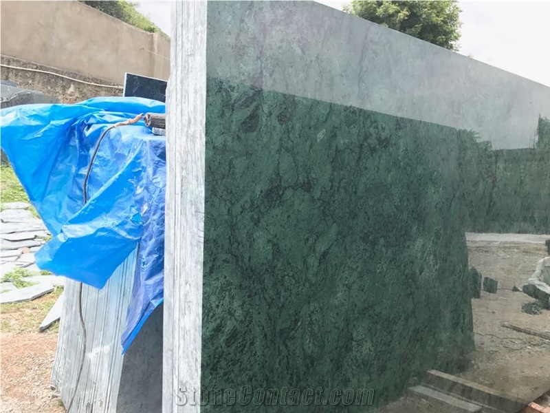 Verde Guatemala Marble Blocks, Forest Green Marble Blocks