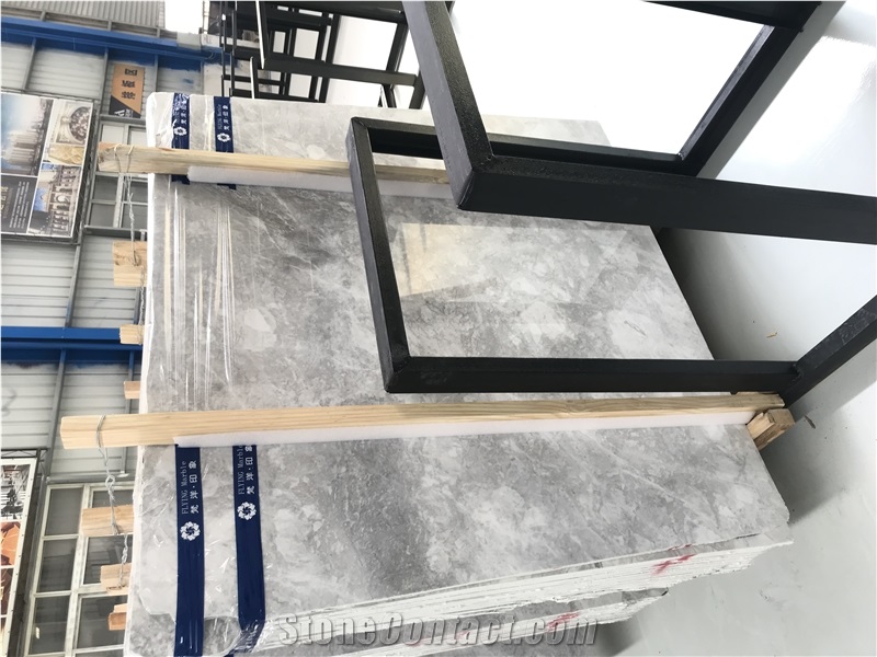 China Vatican Ashes Yabo Grey Marble Big Slabs
