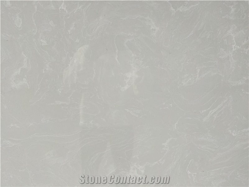 Grey Beige Artificial Marble Stone 2cm Slabs