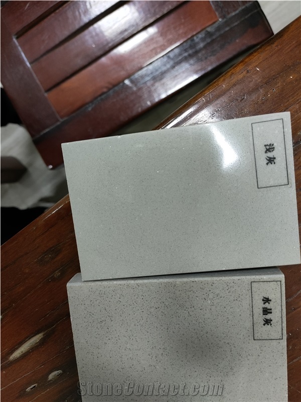 Grey Beige Artificial Marble Stone 2cm Slabs