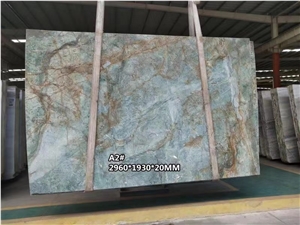 Iran Turquoise Granite Green-Blue Stone Slabs Iran Turquoise Granite Green-Blue Stone Slabs