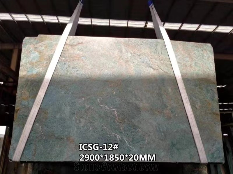 Iran Turquoise Granite Green-Blue Stone Slabs