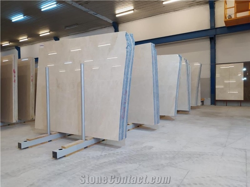 Burdur Spider Cream Beige Marble Slabs