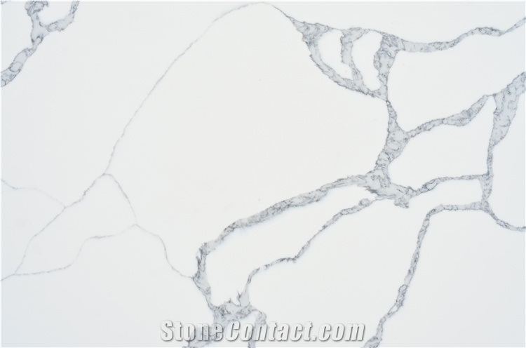 Polished White Quartz, Interior Stone Material