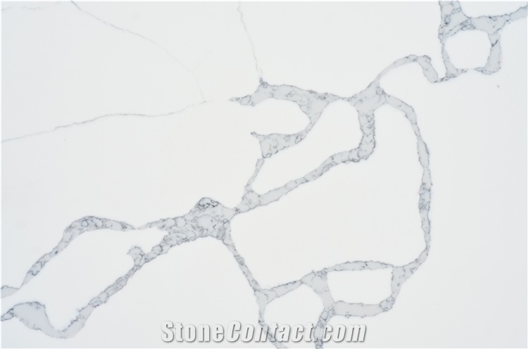 Polished White Quartz, Interior Stone Material
