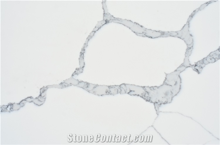 Polished White Quartz, Interior Stone Material
