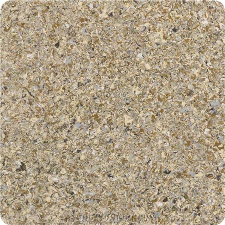Shell Gold Artificial Marble for Bathroom Countertops