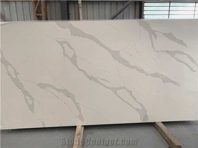 Unique White Quartz Slabs for Interior Design