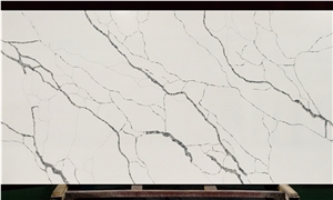 White Quartz Big Slabs for Interior