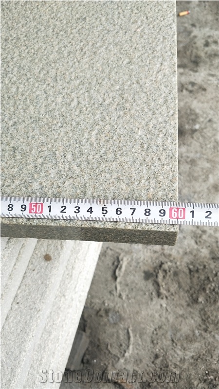 Bush Hammered Finish Barry Granite Size Tile