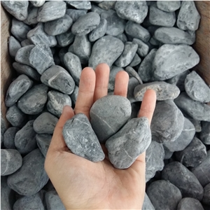 Factory Pebble White Color Pebble Tumbled Stone