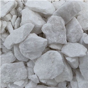 Factory Pebble White Color Pebble Tumbled Stone