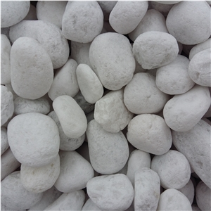 Factory Pebble Yellow Color Pebble Tumbled Stone