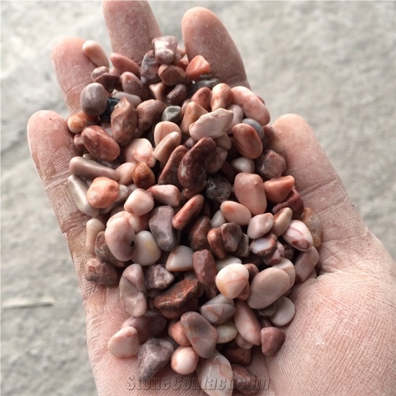 Perfect Pink Pebble Stone for Landscape