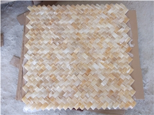 Ceramic Backed Mosaic Honeycomb Panel Mosaic